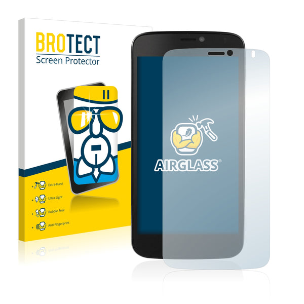 BROTECT AirGlass Glass Screen Protector for Prestigio MultiPhone 3502 DUO