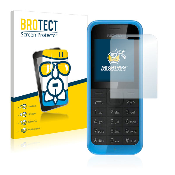 BROTECT AirGlass Glass Screen Protector for Nokia 105 Dual Sim 2015