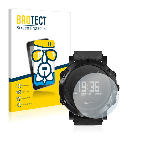 BROTECT AirGlass Glass Screen Protector for Suunto Essential Carbon