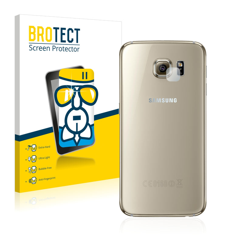 BROTECT AirGlass Glass Screen Protector for Samsung Galaxy S6 (Camera)