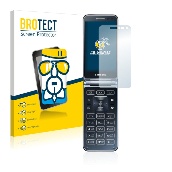 BROTECT AirGlass Glass Screen Protector for Samsung Galaxy Folder 2