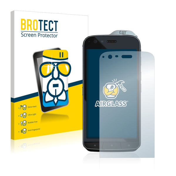 BROTECT AirGlass Glass Screen Protector for Caterpillar Cat S61