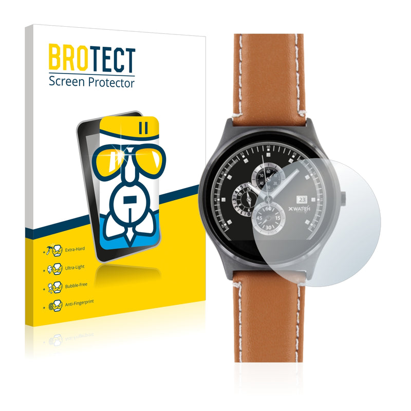 BROTECT AirGlass Glass Screen Protector for Xlyne X-Watch Pro Qin XW Prime II