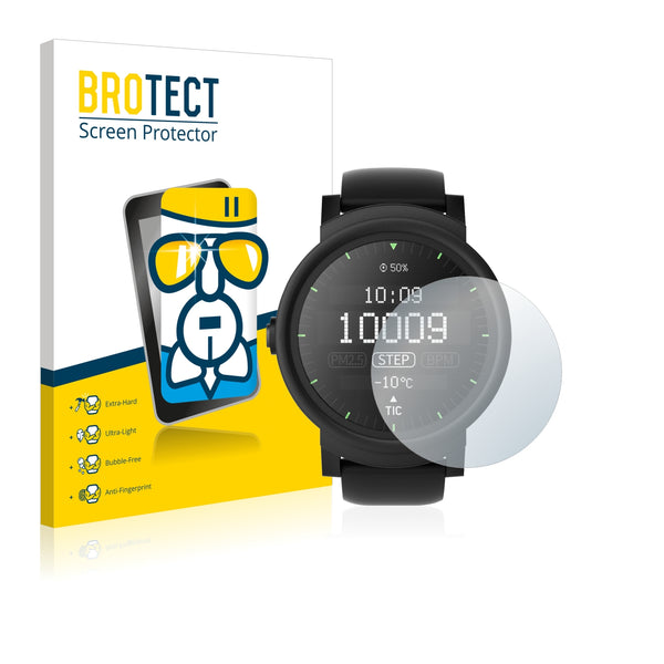 BROTECT AirGlass Glass Screen Protector for Mobvoi Ticwatch E Shadow