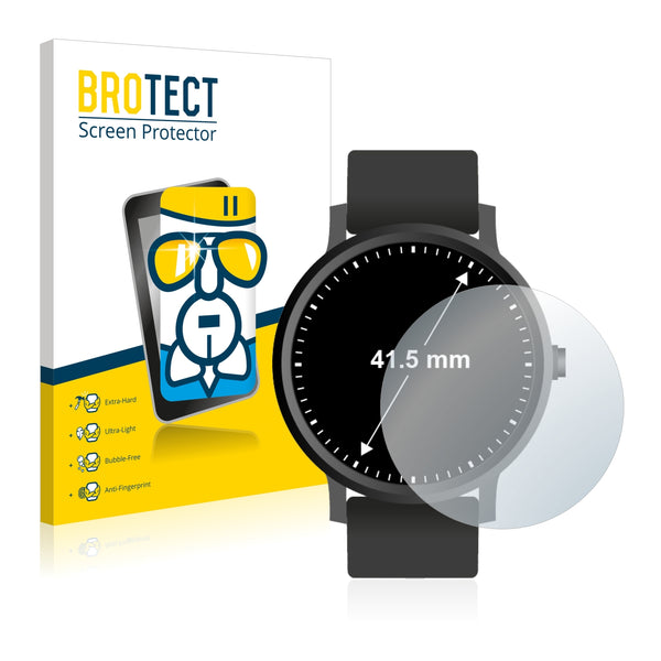 BROTECT AirGlass Glass Screen Protector for Watches (Circular, Diameter: 41.5 mm)