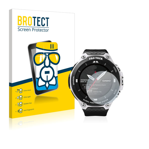 BROTECT AirGlass Glass Screen Protector for Casio Pro Trek Smart WSD-F20