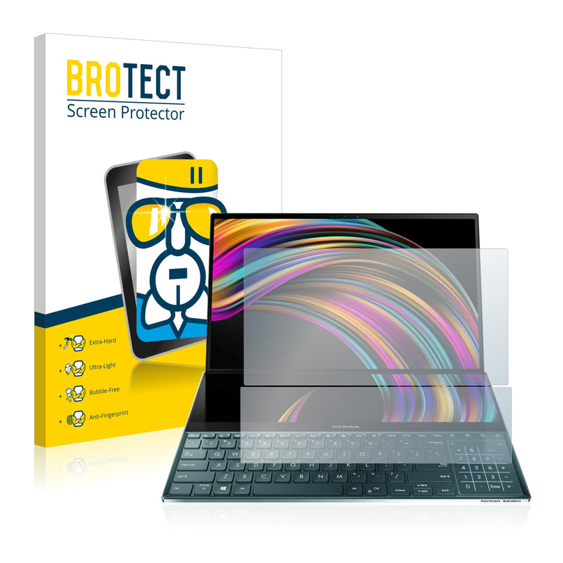 BROTECT AirGlass Glass Screen Protector for Asus ZenBook Duo UX481FL