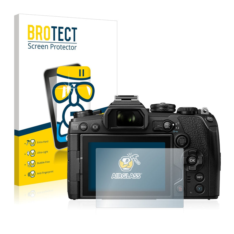 BROTECT AirGlass Glass Screen Protector for Olympus OM-D E-M1 Mark III