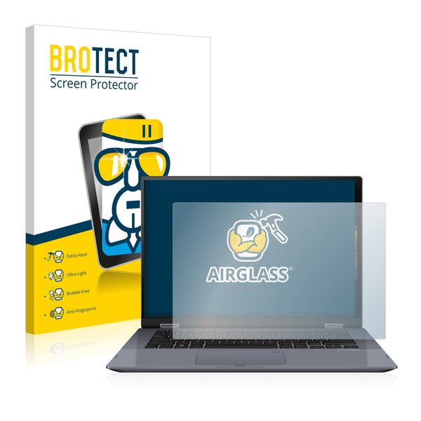 BROTECT AirGlass Glass Screen Protector for Asus VivoBook Flip 14 TP412UA