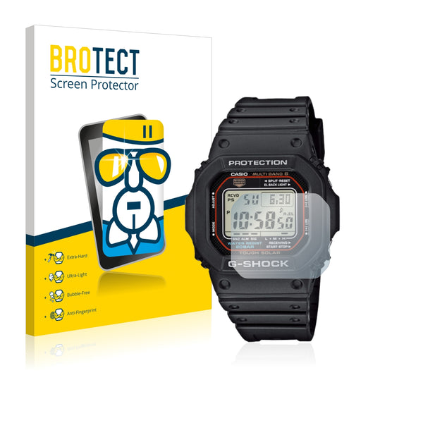 BROTECT AirGlass Glass Screen Protector for Casio G-Shock GW-M5610-1ER