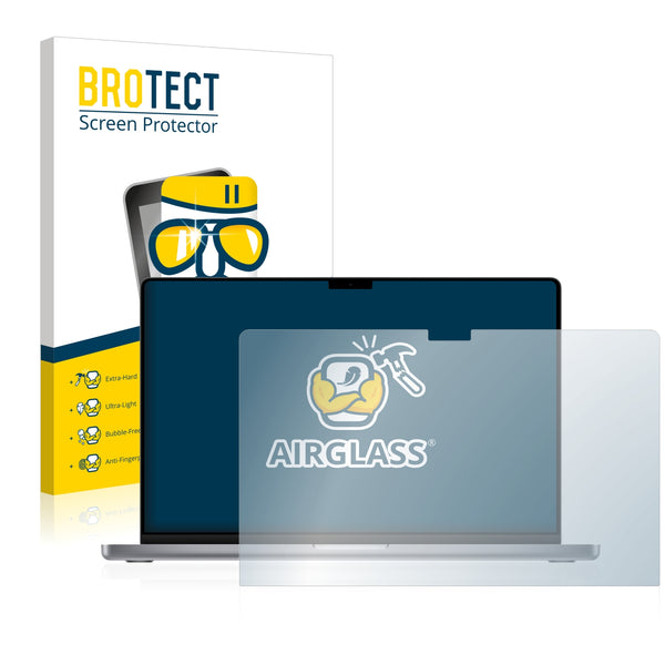 BROTECT AirGlass Glass Screen Protector for Apple MacBook Pro 16 2021