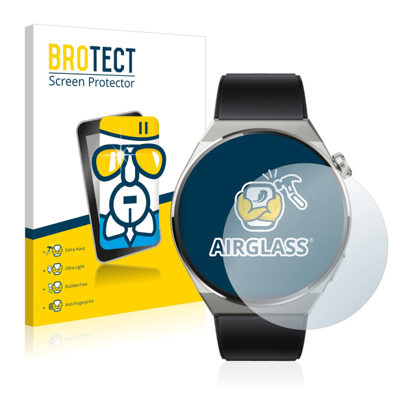 BROTECT AirGlass Glass Screen Protector for Huawei Watch GT 3 Pro Titanium