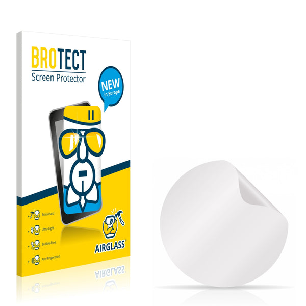 BROTECT AirGlass Glass Screen Protector for Circular Displays (Diameter: 16 mm)