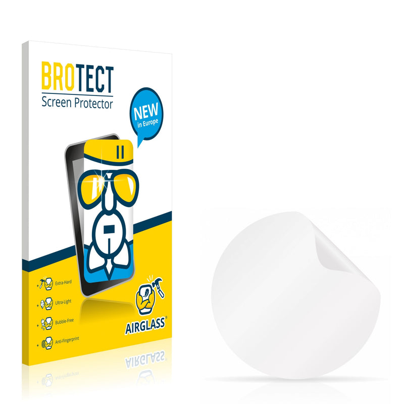 BROTECT AirGlass Glass Screen Protector for Circular Displays (Diameter: 46 mm)