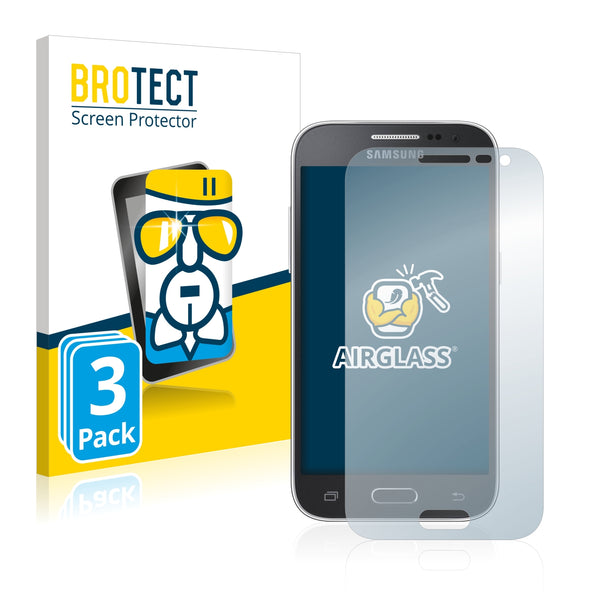 3x BROTECT AirGlass Glass Screen Protector for Samsung Galaxy Core Prime G360