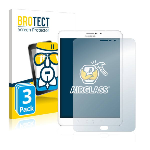 3x BROTECT AirGlass Glass Screen Protector for Samsung Galaxy Tab S2 8.0 (LTE)