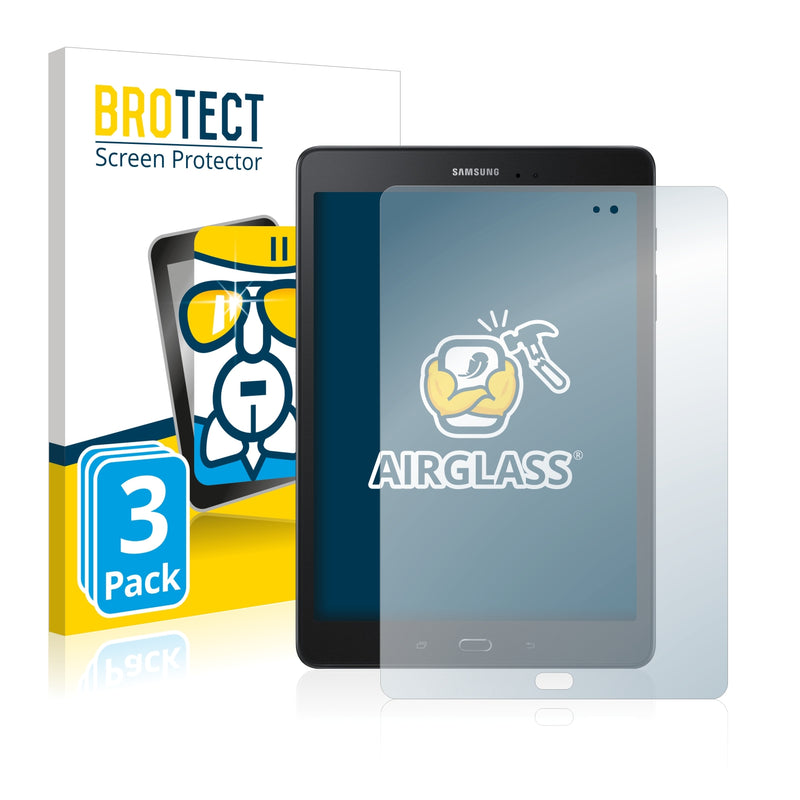 3x BROTECT AirGlass Glass Screen Protector for Samsung Galaxy Tab A 9.7 SM-T555