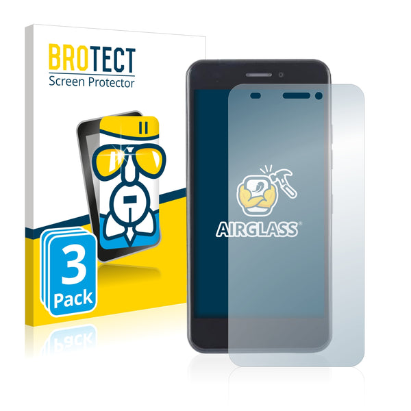 3x BROTECT AirGlass Glass Screen Protector for EE Hawk