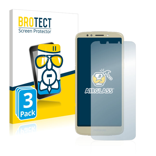 3x BROTECT AirGlass Glass Screen Protector for Motorola Moto E5