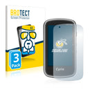 3x BROTECT AirGlass Glass Screen Protector for Mitac Mio Cyclo 405 HC