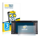 3x BROTECT AirGlass Glass Screen Protector for Erisin ES 7856T 7