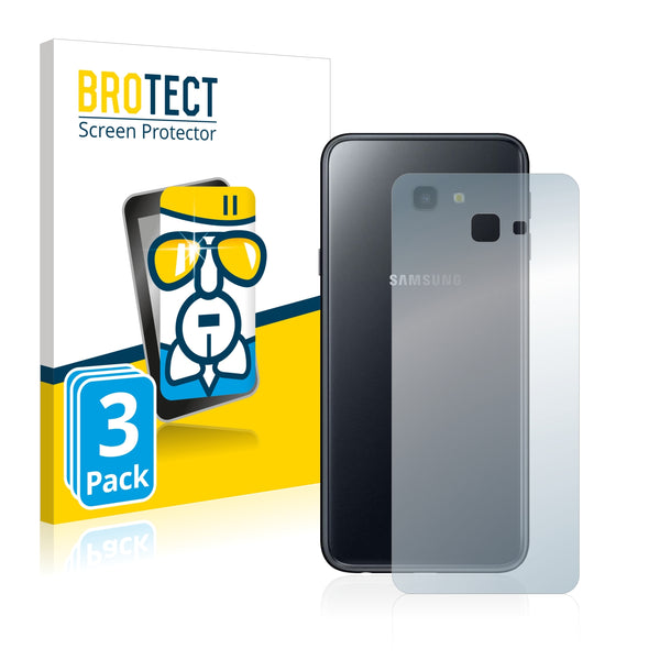 3x BROTECT AirGlass Glass Screen Protector for Samsung Galaxy J4 Plus (Back)