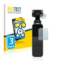 3x BROTECT AirGlass Glass Screen Protector for DJI Osmo Pocket (Display + Lens)