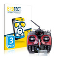 3x BROTECT AirGlass Glass Screen Protector for Graupner mz-24 Pro