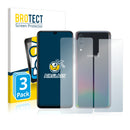 3x BROTECT AirGlass Glass Screen Protector for Samsung Galaxy A70 (Front + Back)