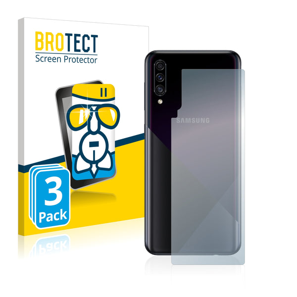 3x BROTECT AirGlass Glass Screen Protector for Samsung Galaxy A30s (Back)