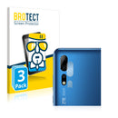 3x BROTECT AirGlass Glass Screen Protector for ZTE Axon 10s Pro (Camera)