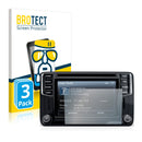 3x BROTECT AirGlass Glass Screen Protector for Volkswagen Caddy 2015 Discover Media 6.5 2015