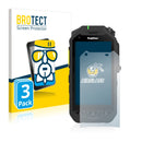 3x BROTECT AirGlass Glass Screen Protector for RugGear RG725