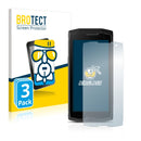 3x BROTECT AirGlass Glass Screen Protector for Crosscall M4 Go