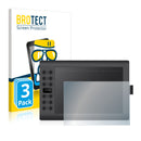 3x BROTECT AirGlass Glass Screen Protector for Gaomon M106K Pro