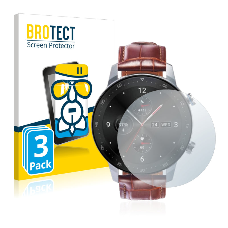 3x BROTECT AirGlass Glass Screen Protector for ZTE Watch GT