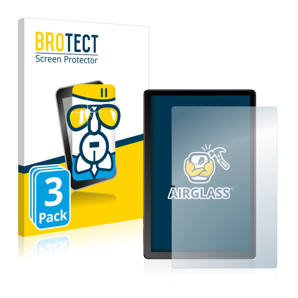 3x BROTECT AirGlass Glass Screen Protector for Alcatel 1T 8091