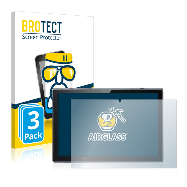 3x BROTECT AirGlass Glass Screen Protector for Acer ACTAB1021