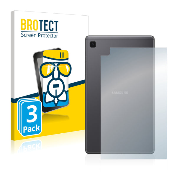 3x BROTECT AirGlass Glass Screen Protector for Samsung Galaxy Tab A7 Lite LTE 2021 (Back)