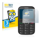 3x BROTECT AirGlass Glass Screen Protector for Alcatel One Touch 20.04C
