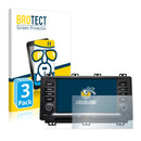 3x BROTECT AirGlass Glass Screen Protector for Seat Ateca 2017