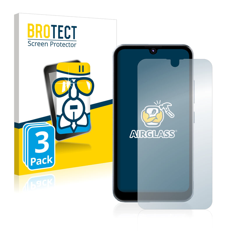 3x BROTECT AirGlass Glass Screen Protector for Tecno Pop 5S