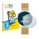 3x BROTECT AirGlass Glass Screen Protector for Liebeskind LT-0221-MQ