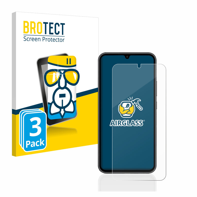 3X Nano Glass Screen Protectors for Samsung Galaxy A34 5G