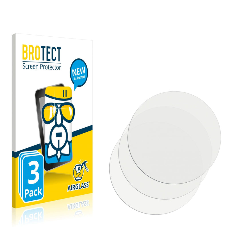 3x BROTECT AirGlass Glass Screen Protector for Swisstone SW 750 Pro