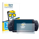 3x BROTECT AirGlass Matte Glass Screen Protector for Sony PSP 3004