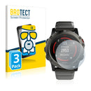 3x BROTECT AirGlass Matte Glass Screen Protector for Garmin fenix 5X (51 mm)