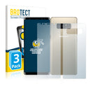 3x BROTECT AirGlass Matte Glass Screen Protector for Samsung Galaxy Note 8 (Front + Back)