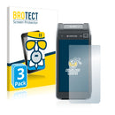 3x BROTECT AirGlass Matte Glass Screen Protector for Castles Technology Saturn 1000F