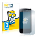 3x BROTECT AirGlass Matte Glass Screen Protector for Accu-Chek Aviva Insight Diabetes Manager